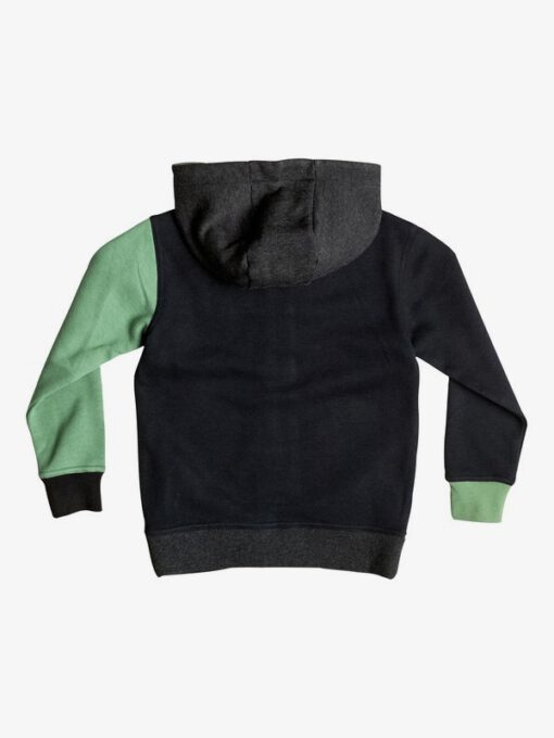 Sudadera niño Quiksilver con capucha y cremallera para Chicos Iconic Science Ref. EQKFT03140 gris gaspeado