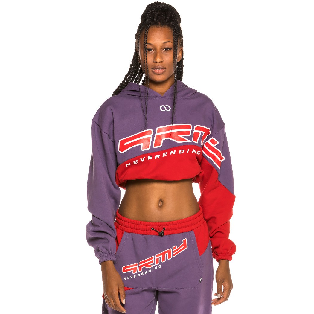 Pantalón GRIMEY chica Sighting in Vostok Girl Sweatpants FW19 Purple Ref. morado y rojo | Martimpe Berart - Tienda de Moda en Gausach, Vielha, Valle de Aran