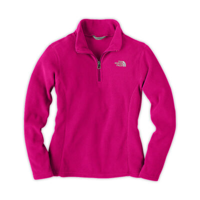 Forro polar NIÑA con cremallera THE NORTH GLACIER 1/4 ZIP RAZZLE PINK ref. T0APYNVC2-YS Polartec® rosa fucsia