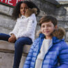 Chaqueta capucha Jott de plumas Niña Blanco 3921 OPALE GRAN FRÍO Justoverthetop Color blanco