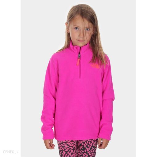 Forro polar NIÑA con cremallera THE NORTH GLACIER AZALEA PINK 1/4 ref. T0A8MMH0E Polartec® Rosa