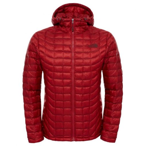 Chaqueta The North Face de plumón hombre cálida Thermobal Hoodie Cardinal Red T0CMG9619 roja