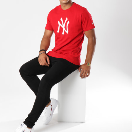 Camiseta NEW ERA manga corta MLB Essential Tee New York Yankees Ref.  11604136 Roja con logo blanco - Martimpe Berart - Tienda de Moda en  Gausach, Vielha, Valle de Aran