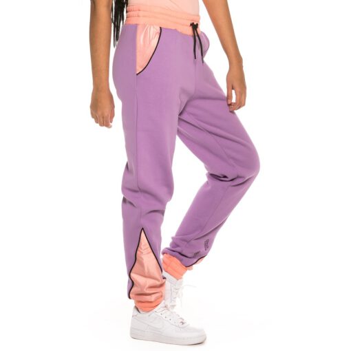 Pantalón chándal GRIMEY chica Steamy Blacktop Girl Sweatpant SS19 Purple Ref. GGTS111-PRP morado y rosa palo