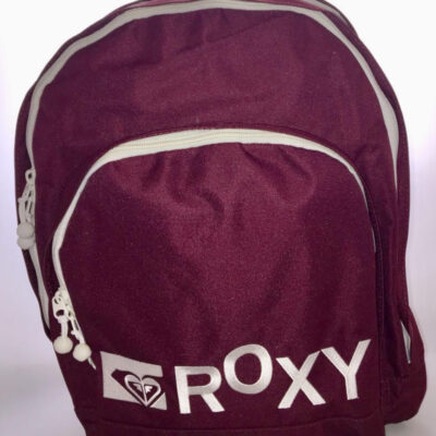 Mochila Roxy triple XRWBA201 Ref. 4112609 Head Start Color granate con logo bordado blanco