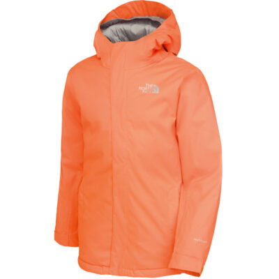 Chaqueta snow THE NORTH FACE niño con capucha YOUTH SNOW QUEST JACKET ref. T0CF59Z42 Peel Orange naranja