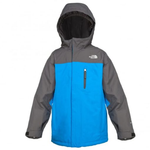 Chaqueta nieve THE NORTH FACE niño con capucha Magmatic Insulated Jacket Athens Blue SNOW ref. T0AUVKRQ9 bicolor gris y azul