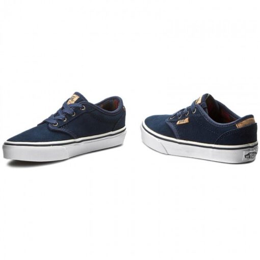 Zapatillas VANS Skate confortables chico twood Deluxe (Suede) Blue/Blanket Mod. VN000ZSTK6T azul Ante y Textil