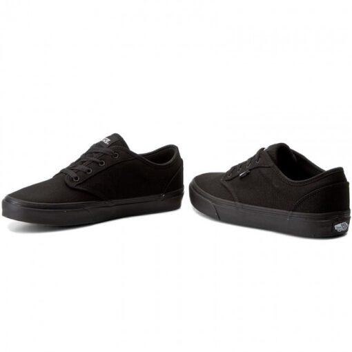 Zapatillas VANS Skate confortables chico Atwood (Canvas) Black/Black Mod. VN000KI5186 negra lona