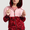 Polar O'NEILL con capucha y cremallera completa Snow City Fun Sherpa Ref. 0P5213‑4104 rosa caramelo