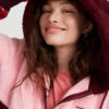 Polar O'NEILL con capucha y cremallera completa Snow City Fun Sherpa Ref. 0P5213‑4104 rosa caramelo