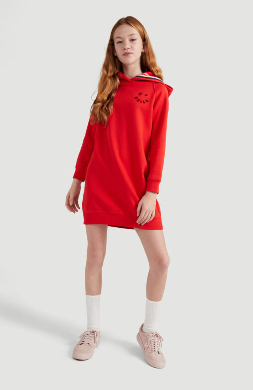 Vestido jersei O'Neill niña con capucha Sweat Midi Dress girl red Ref. 0P8970-3068 rojo