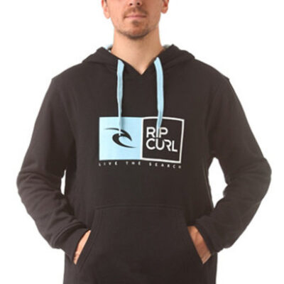 Sudadera sport embossed surf fleece hombre Rip Curl con capucha midnight navy ref CFETR4 azul oscuro