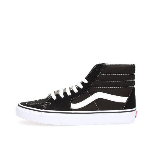 Zapatillas media caña VANS Skate número uno del mundo chica SK8-HI black Ref. VN000D5IB8C1  básica negras con bandas negras