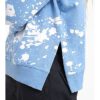 Sudadera SANTA CRUZ Mujer cuello redondo Kit Dress heart crew Ref. SCA-WDR-0304 Azul claro con salpicaduras