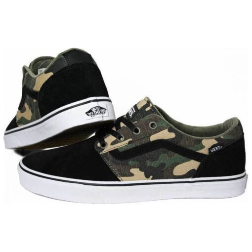 Zapatillas VANS Skate Niño Chapman Stripe (Textile) Camo Mod. VN0A349SMFV Camufalje lona y cuero