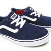 Zapatillas VANS Skate Niño Chapman Stripe (Suede/Canvas) Dress Blu Mod. VN0A349SMIT azul lona y cuero