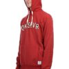 Sudadera sport hombre Quiksilver con capucha Hoodie lullwood Ref. EQYFT03717 rrao granate letras grandes bordadas