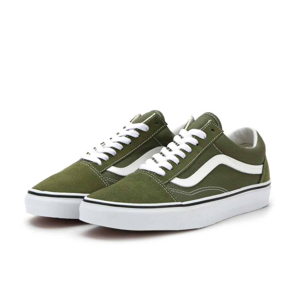 Zapatillas VANS clásicas cómodas Sneakers deporte hombre OLD SKOOL WINTER Winter moss/True Mod. VN0A38G1OW2 ante y lona verde caqui con franjas blancas | Martimpe Berart - Tienda de Moda en