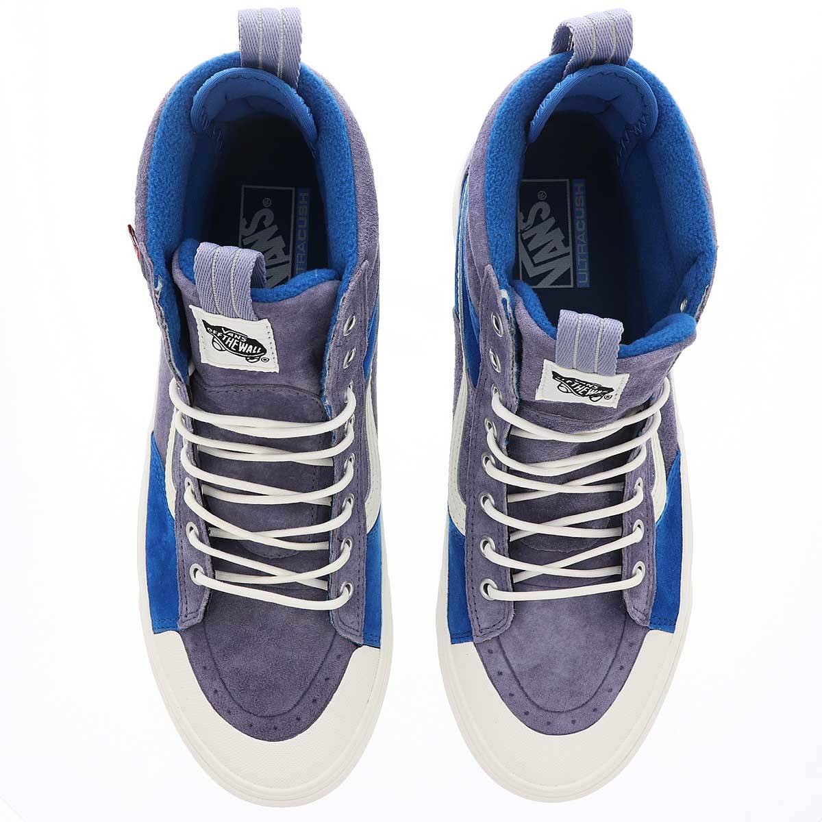 Vans suela outlet altas mujer azul