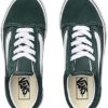 Zapatillas VANS clásicas y cómodas Sneakers deporte unisex VANS OLD SKOOL TREKKING GREEN/TRUE WHITE Mod. VN0A4BUUV3N1 ante verde con franjas blancas