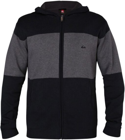 Chaqueta Quiksilver Hombre con capucha forro interior polar Blake Ref. EQYSW03005 Bicolor gris oscura y azul marino