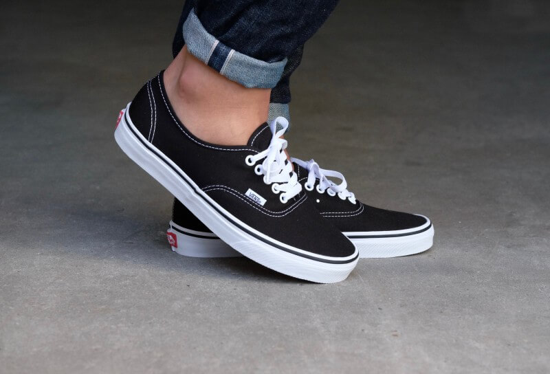 Vans basicas top negras