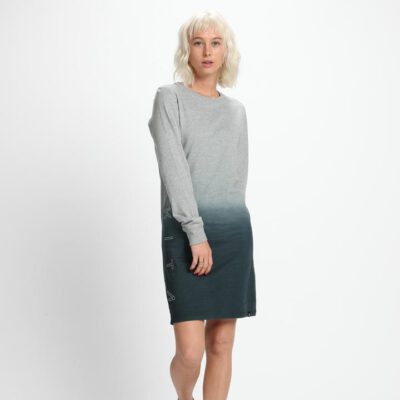 Vestido NIKITA Clothing Mujer cuello redondo REED DRESS Ref. NKWDREE-CHA gris degradado