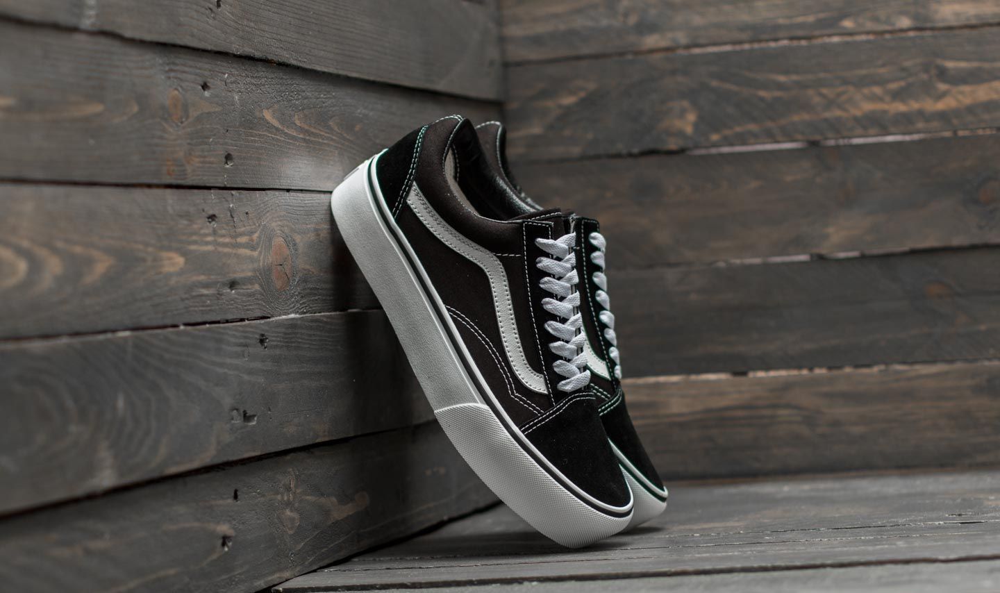 Vans plataforma blanca hotsell