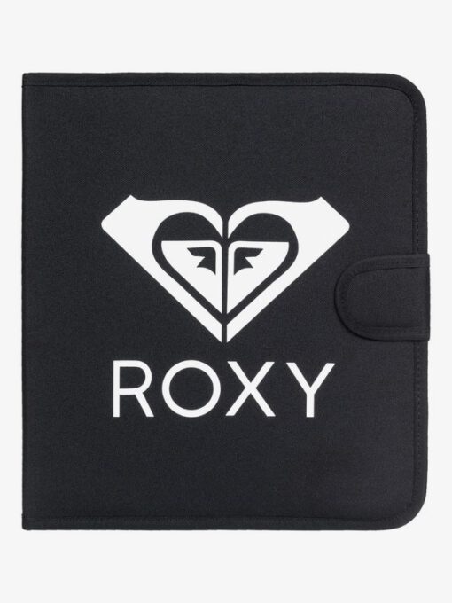 Carpesano Roxy Carpeta de 4 anillas What A Day Ref. ERJAA03792 ANTHRACITE (kvj0) negro logo blanco