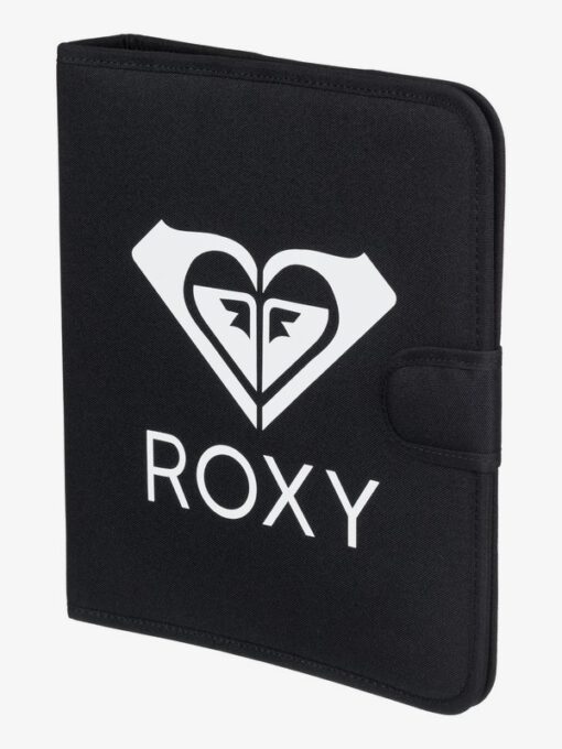 Carpesano Roxy Carpeta de 4 anillas What A Day Ref. ERJAA03792 ANTHRACITE (kvj0) negro logo blanco