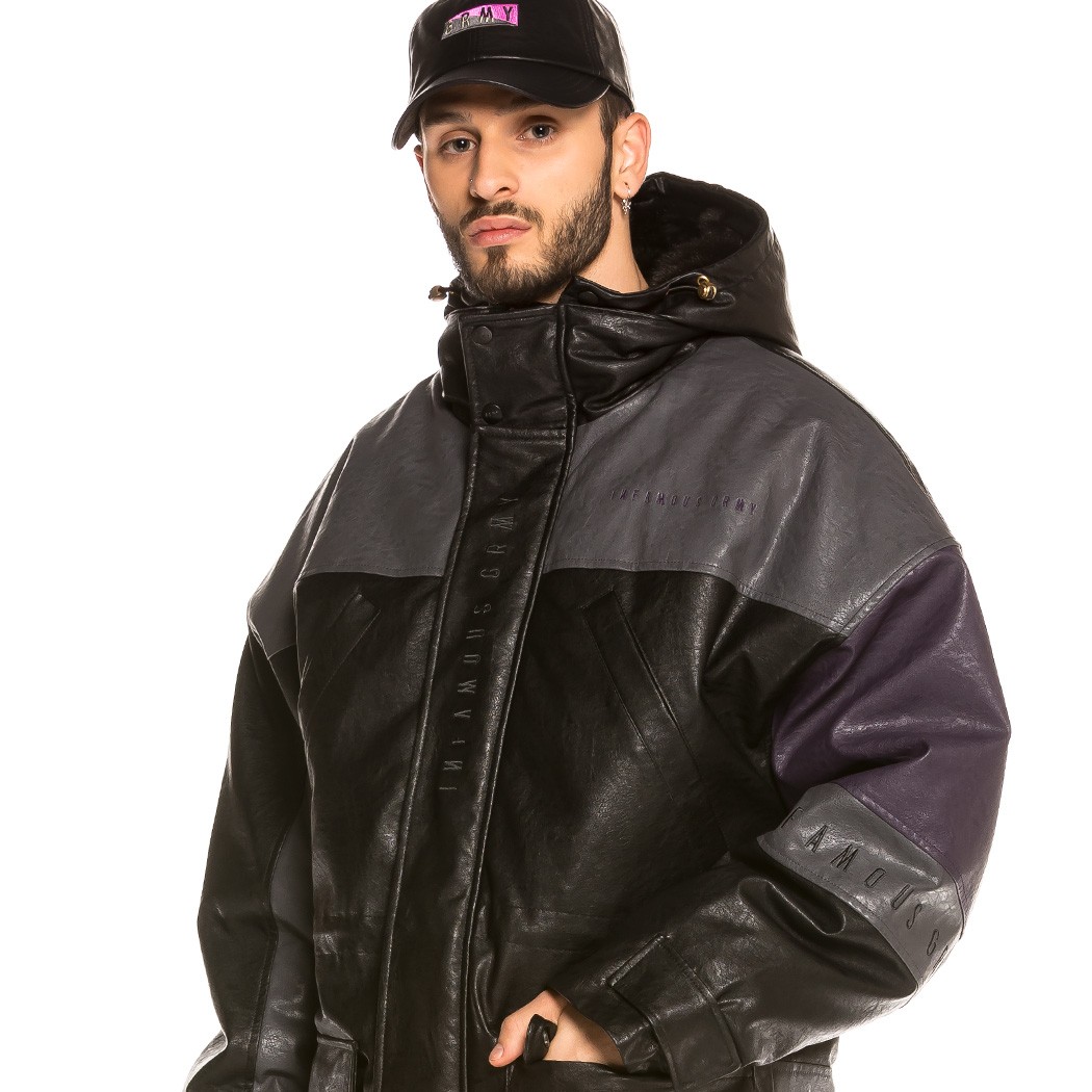 Chaqueta piel sintética GRIMEY hombre forrada interior pelo Nite Marauder Parka Ref. negra | Martimpe Berart Tienda de Moda en Gausach, Vielha, Valle de Aran