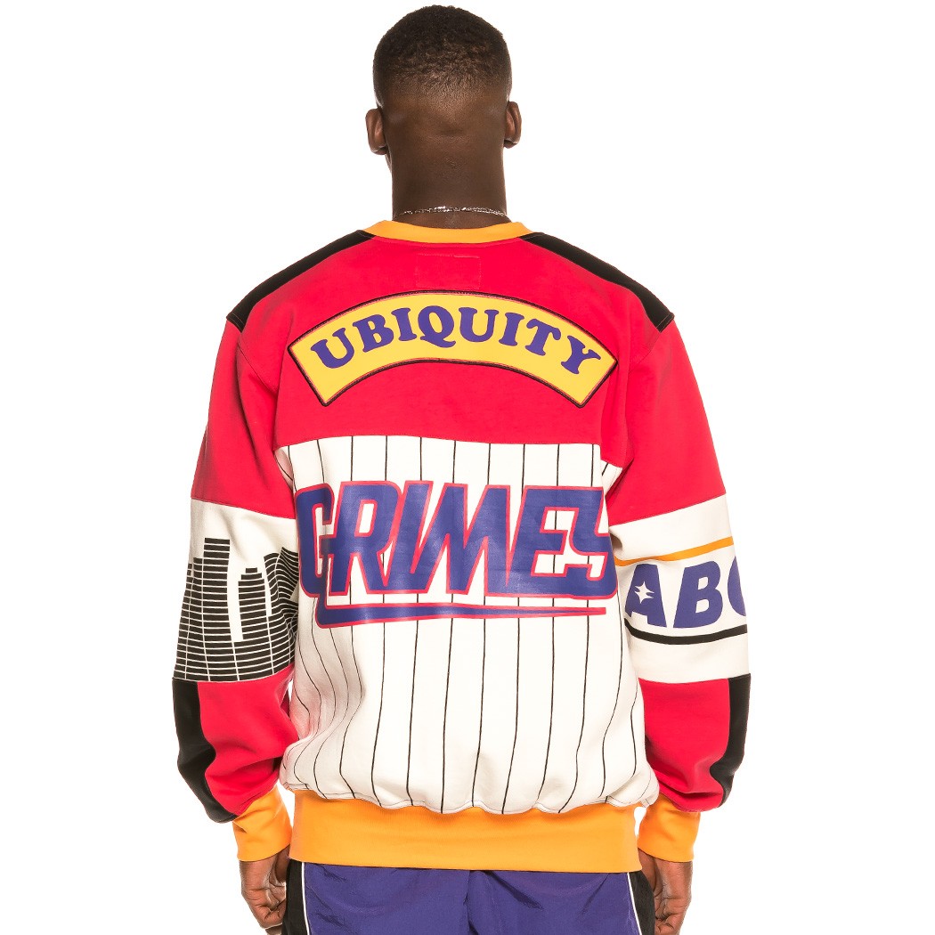 Sudadera sin capucha Grimey Wear Call Of Yore Crewneck Color Beige Tamaño  ropa chico XS