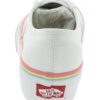 Zapatillas plataforma VANS Skate número uno del mundo chica Authentic Platfor Mod. VN0A3AV8S1T1 Rnbw Foxng/True White blanca
