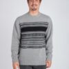 Jersei punto BILLABONG hombre cuello redondo Mayfield Warm Sweater casual Suéter Ref. BIZ1JP17 gris/grey rayas