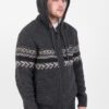 Chaqueta punto RIP CURL hombre caliente con capucha Torquay Sherpa Sweater Black Ref. CSWBG4 negro/gris
