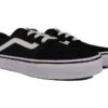Zapatillas VANS Skate Niño Chapman Stripe (Suede/Canvas) Black/White Mod. VN0A349SIJU negra lona y cuero