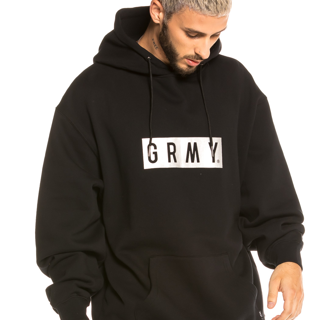 Sudadera GRIMEY capucha Unisex Steez Unisex Hoodie Black Ref. GCH485-FW20-BLK Negra básica | Martimpe Berart - Tienda de Moda en Gausach, Vielha, Valle de Aran