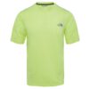 Camiseta Hombre THE NORTH FACE manga corta Reaxion AMP Crew Black Ref. TOCEOTEKX verde pistacho