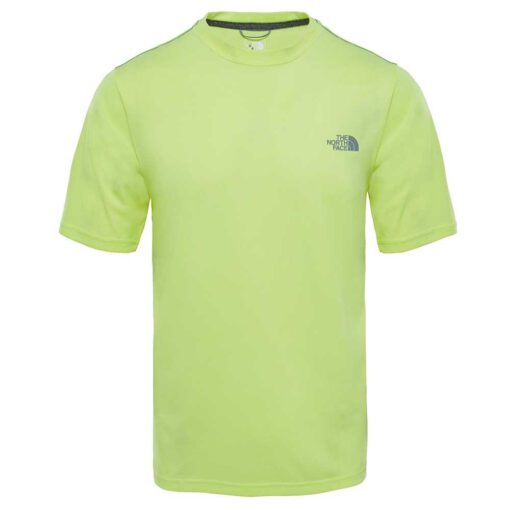 Camiseta Hombre THE NORTH FACE manga corta Reaxion AMP Crew Black Ref. TOCEOTEKX verde pistacho