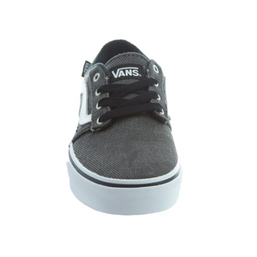 Zapatillas VANS Skate Niño Chapman Stripe (Textile) Black/White Mod. VN00018ZIW5 Negra efecto tejano