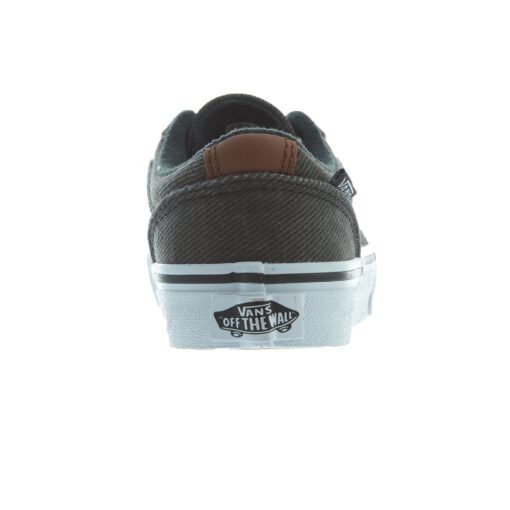 Zapatillas VANS Skate Niño Chapman Stripe (Textile) Black/White Mod. VN00018ZIW5 Negra efecto tejano