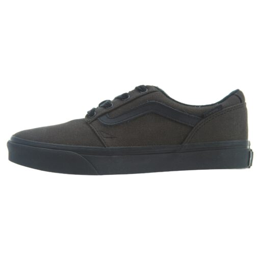 Zapatillas VANS Skate Niño Chapman Stripe (Waxed) Black/Black Mod. VN00018ZDQY negra marrón oscura