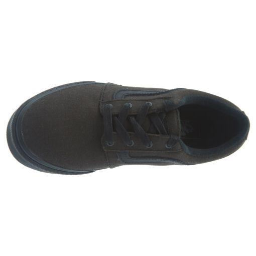 Zapatillas VANS Skate Niño Chapman Stripe (Waxed) Black/Black Mod. VN00018ZDQY negra marrón oscura