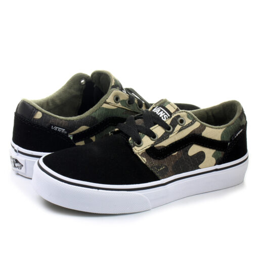 Zapatillas VANS Skate Niño Chapman Stripe (Textile) Camo Mod. VN0A349SMFV Camufalje lona y cuero