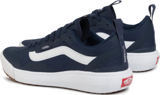 Zapatillas VANS cómodas Sneakers deporte hombre ULTRARANGE EXO Dress Blues/True White Modelo: VN0A4U1K4M0 azules con franja blanca