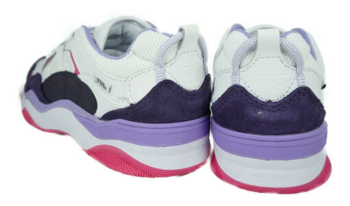 Zapatillas VANS Skate deportivas confortable chica VARIX WC True White/Mysterioso/Violet Tulip Mod. VN0A3WLNT45 violeta