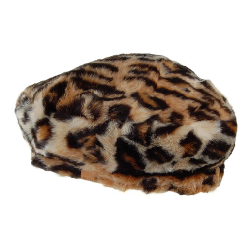 Boina Barts para mujer Astilbe de pelo sintético suave Ref. 150252 Estampado de Leopardo
