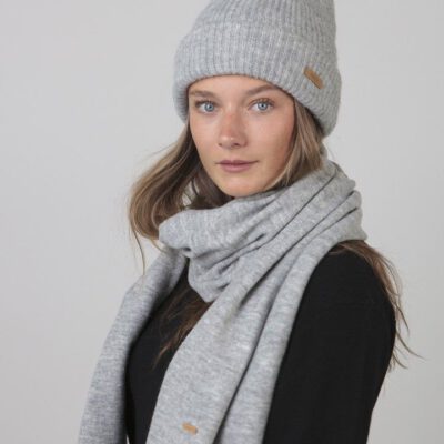 Gorro lana suave Barts Mujer PREEDA BEANIE Heather Grey Ref. 4978002 gris grey