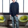 Camisa VOLCOM de Manga larga Hombre CADEN SOLID - NAVY Ref. A0532004 Azul lisa básica